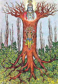 पीपल के वृक्ष में ब्रह्मा, विष्णु, महेश