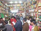 दिल्ली के बाज़ार का एक दृश्य
