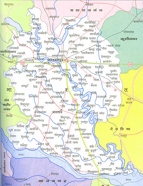 चित्र:Gorakhpur map.jpg