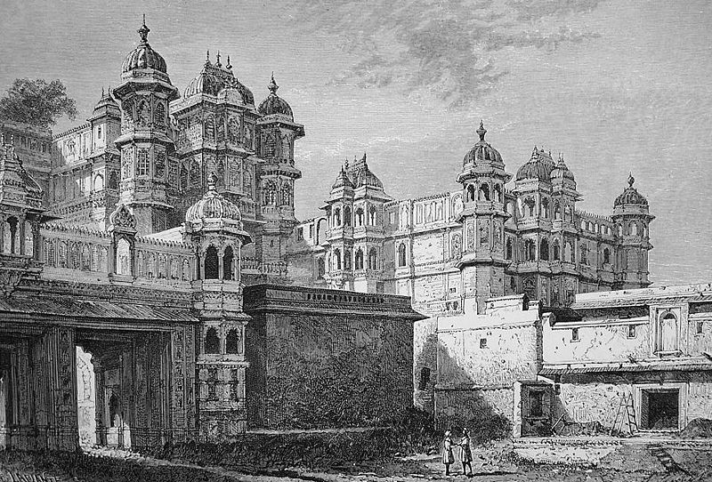 चित्र:The-Entrance-Of-The-Palace-Of-Udaipur.jpg