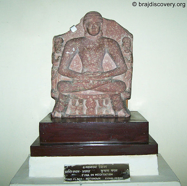 चित्र:Jina-in-Meditation-Mathura-Museum-7.jpg